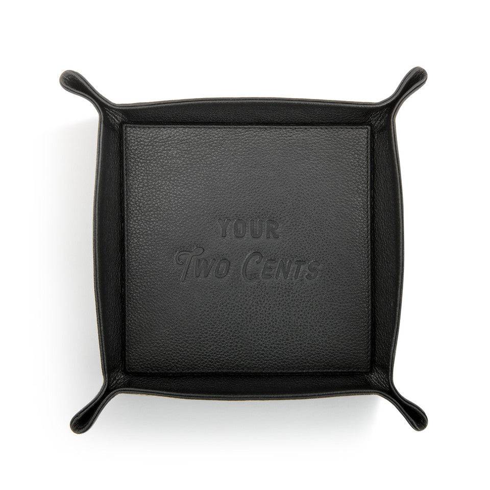 Men's Leather Tray - Black - Findlay Rowe Designs