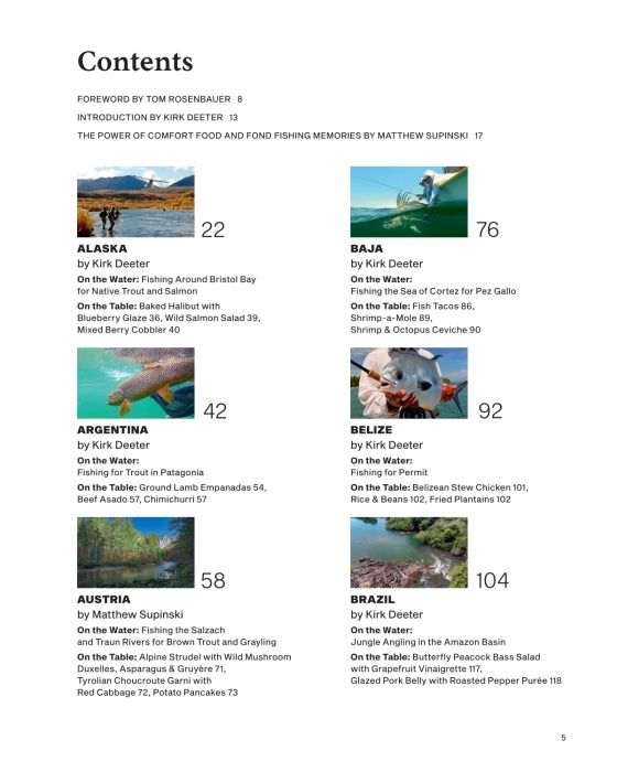 A Fishable Feast: Fly Fishing and Eating Your Way Around the World - Findlay Rowe Designs
