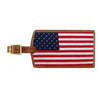 Smathers & Branson - Needlepoint Luggage Tags - Big american Flag