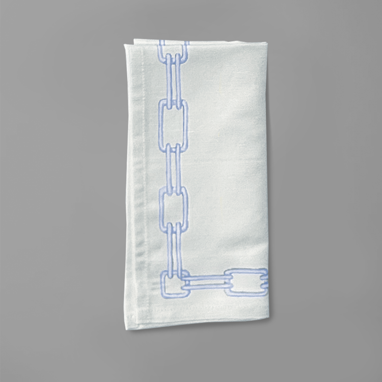 Ramsay Gourd Home - Cloth Napkins - Links Aquamarine - Findlay Rowe Designs