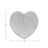 Marble Heart Shaped Dish - White - Findlay Rowe Designs