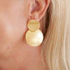 Lisi Lerch - Earrings - Capri Statement Brushed Gold