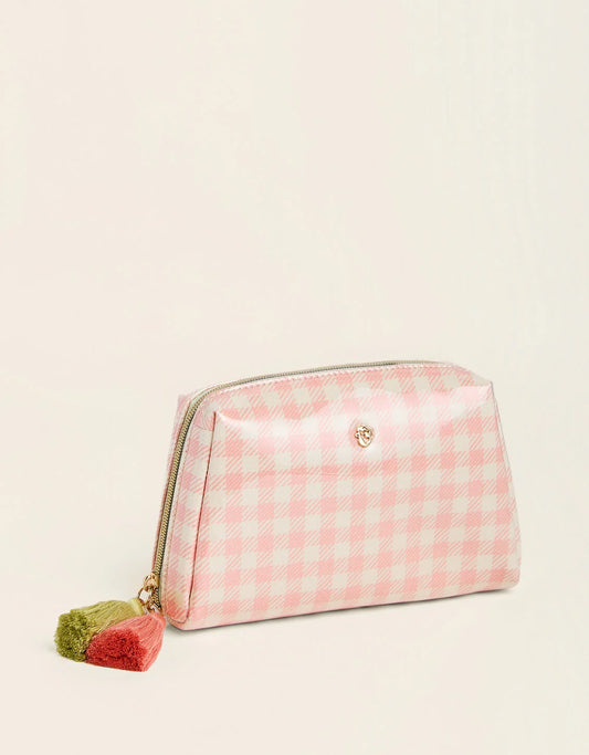 Spartina - Cosmetic Pouch - Gingham Pink