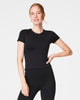 Spanx - Tee - Spanxsmooth Jersey Crewneck - Black - Findlay Rowe Designs
