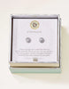 Spartina 449 - Earring - Sea La Vie Stud - Stronger Pavé Disk - Silver - Findlay Rowe Designs