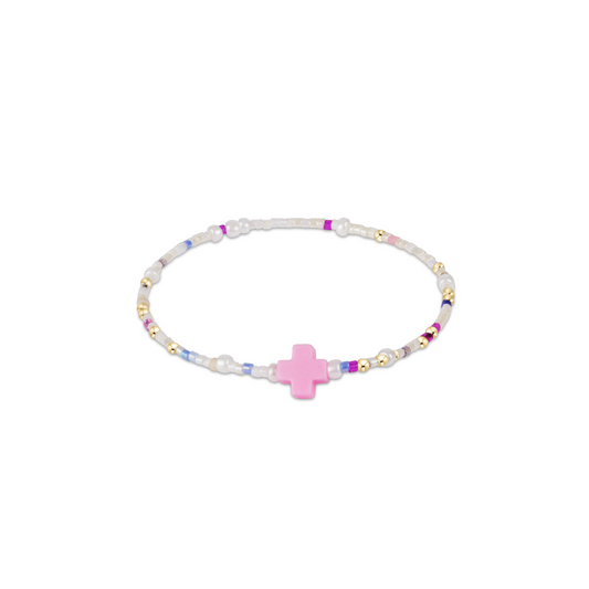 Enewton - egirl Hope Unwritten Signature Cross Bracelet - With Sprinkles On Top - Findlay Rowe Designs