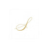 Caspari - Cocktail Napkins - White Pearl Initial Paper Linen - Box of 30 - Findlay Rowe Designs