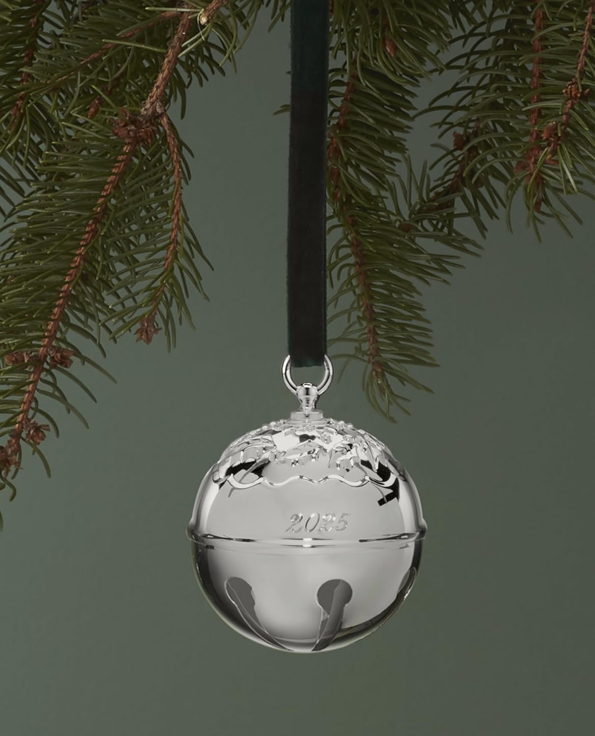 Reed and Barton - Ornament - 2025 Holly Bell Silverplate