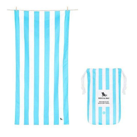 Dock & Bay - Quick Dry Towels - Tulum Blue - Findlay Rowe Designs