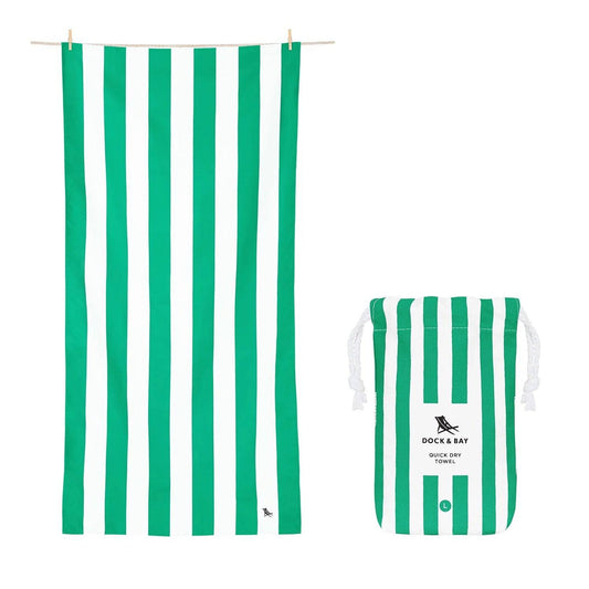 Dock & Bay - Quick Dry Towels - Cancun Green - Findlay Rowe Designs