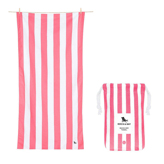 Dock & Bay - Quick Dry Towels - Phi Phi Pink - Findlay Rowe Designs