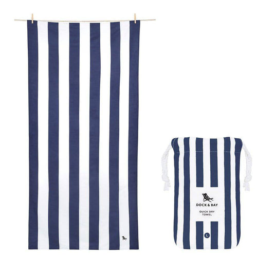 Dock & Bay - Quick Dry Towels - Navy - Findlay Rowe Designs
