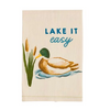 Mud Pie - Towel - Lake Watercolor
