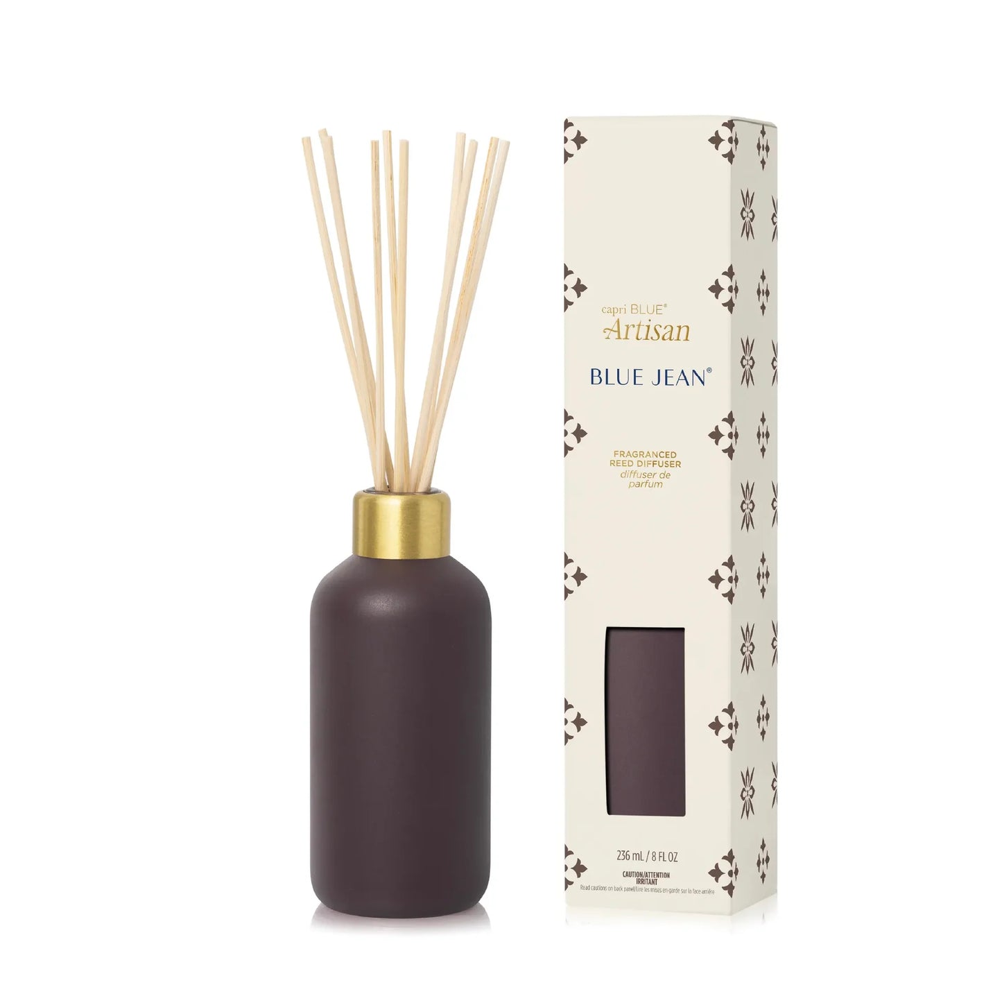 Capri Blue - Reed Diffuser 8oz - Blue Jean Terrazza Velluto - Findlay Rowe Designs