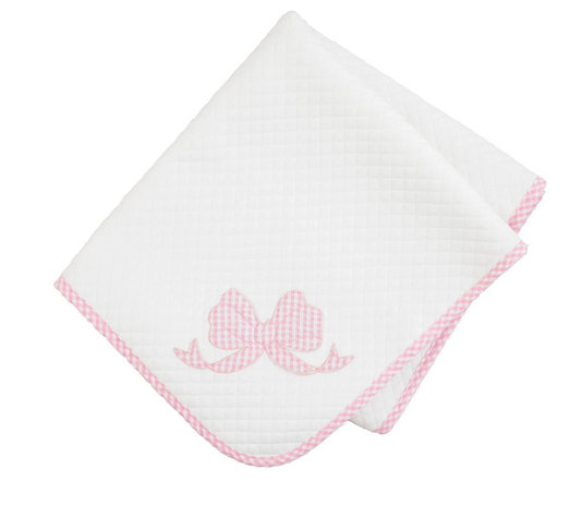 Mud Pie - Baby Blanket - Bow Quilted - Findlay Rowe Designs