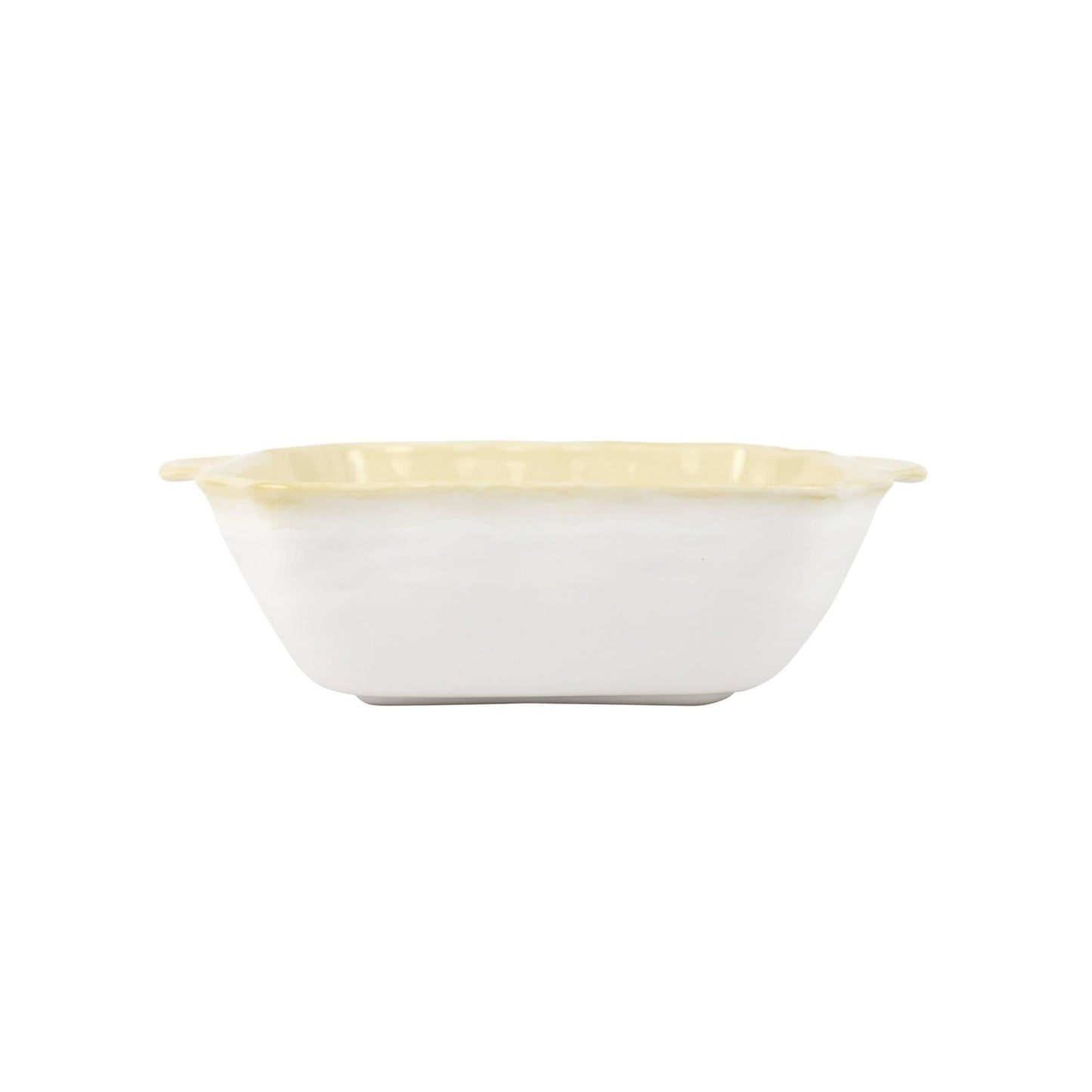 Vietri - Italian Bakers - Medium Square Bakers - White