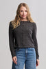 Barefoot Dreams - CozyChic Ultra Lite Cable Knit Cardigan with Ruffle - Black - Findlay Rowe Designs