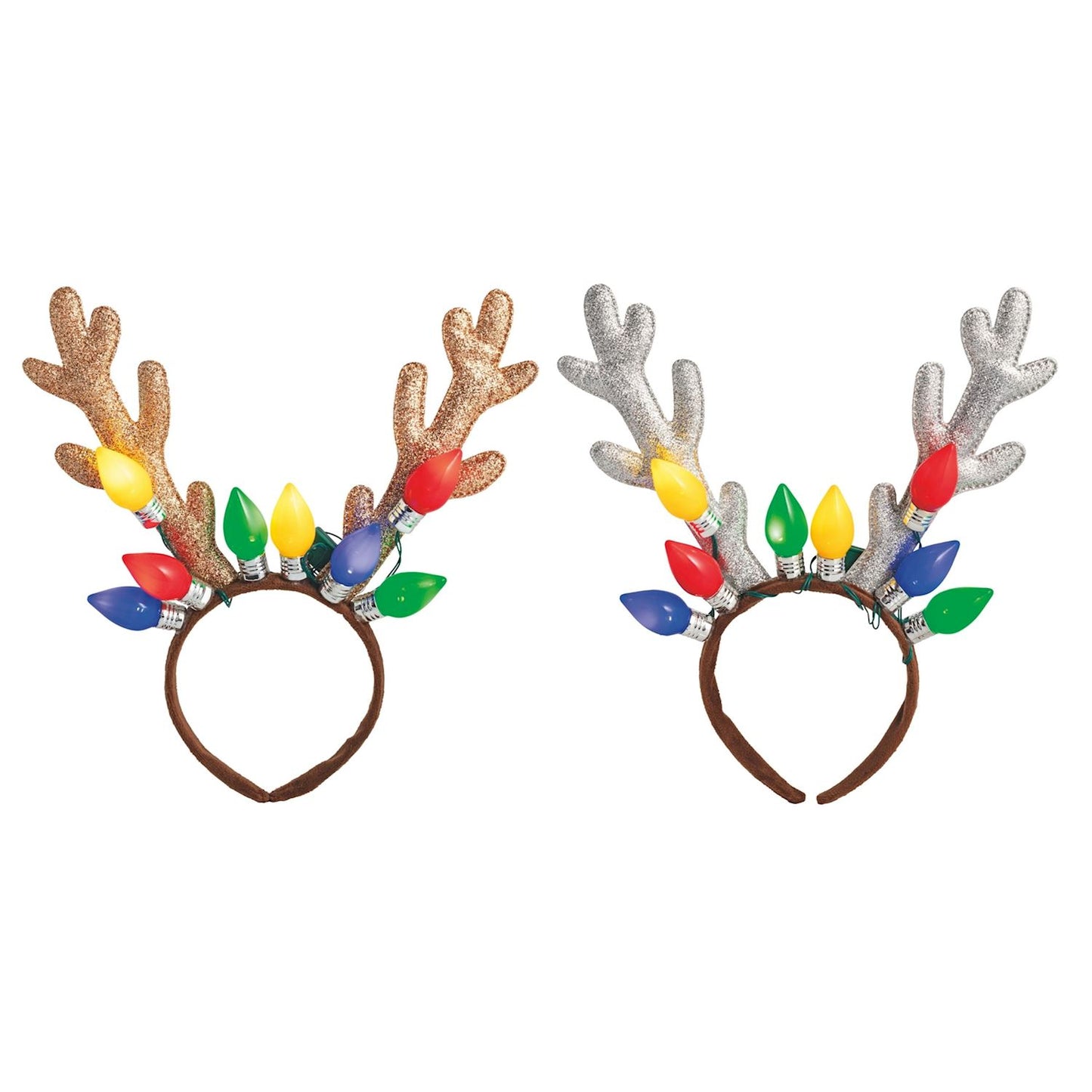 Mud Pie - Christmas Light-Up Bulb Headbands