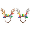 Mud Pie - Christmas Light-Up Bulb Headbands