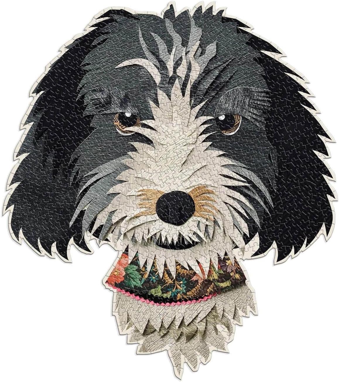 Puzzle - Galison Paper Dogs - 750 Piece Dog Shaped - Findlay Rowe Designs