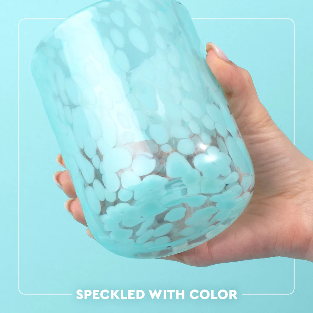 Swig - Hydrangea - Handblown Glass - 17oz - Findlay Rowe Designs