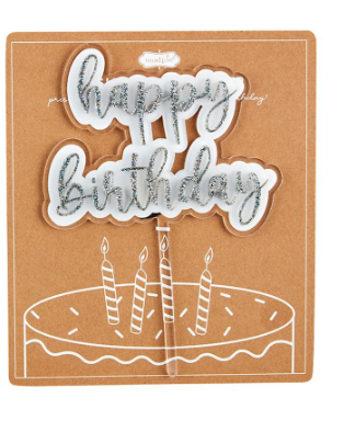 Mud Pie- Musical Happy Birthday Cake Topper - Findlay Rowe Designs
