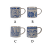 Mug - Blue Tile Pattern - Assorted - Findlay Rowe Designs