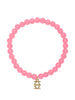 Bracelet - Small Glass Bead Stretch - Pink - Findlay Rowe Designs