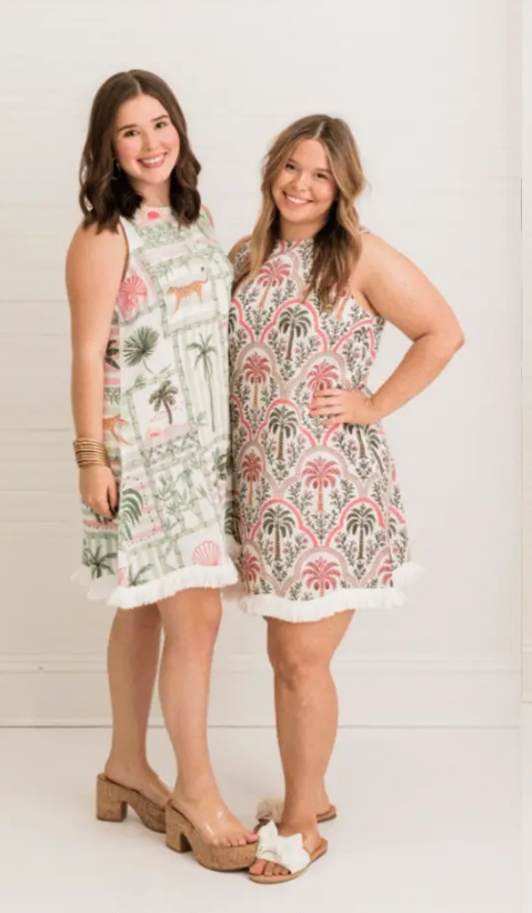 Heart of Grace - Dress - Palm Postal Cabana Mini Shift