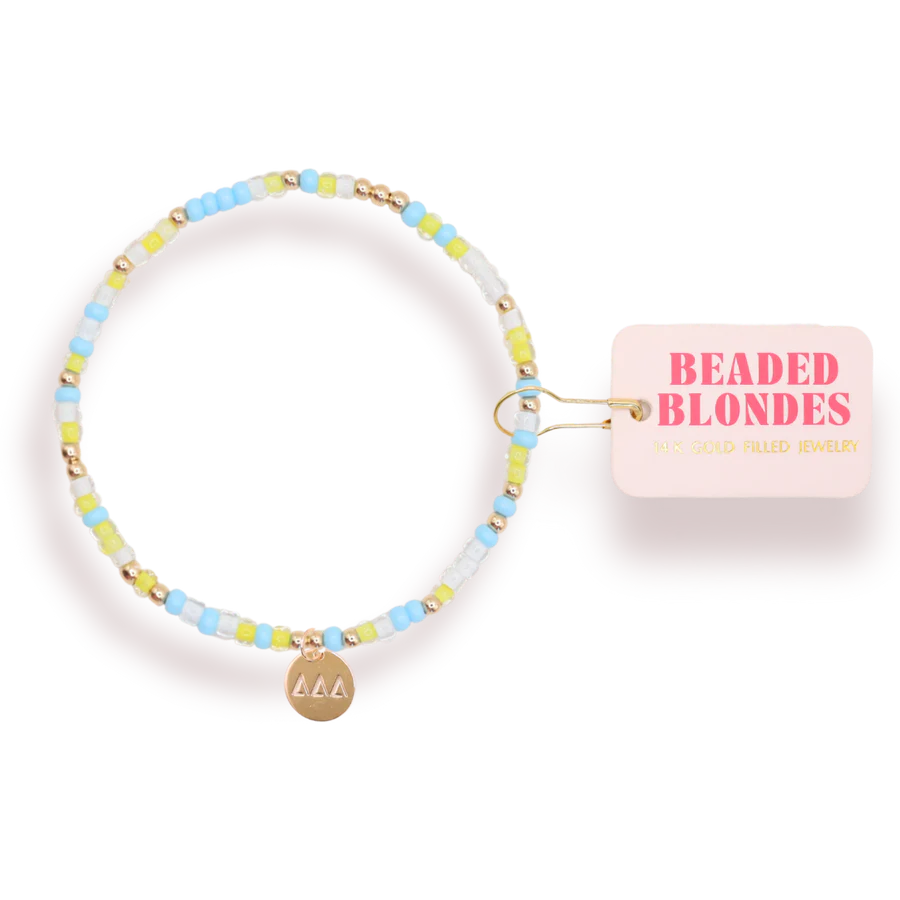 Beaded Blondes - Bracelet - Sprinkle Charm - Sorority - Findlay Rowe Designs