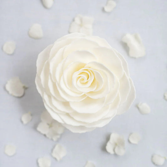 A'Marie's - Graceful Day Gardenia - Petite Soap Petal Flower & Pedestal - Findlay Rowe Designs