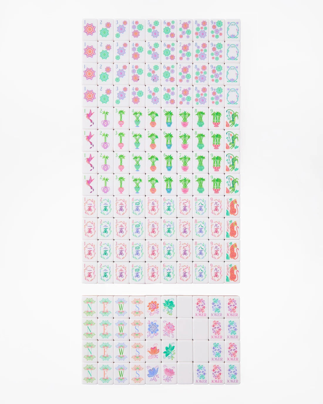 Oh My Mahjong - Pearlescent Mahjong Tiles - Findlay Rowe Designs