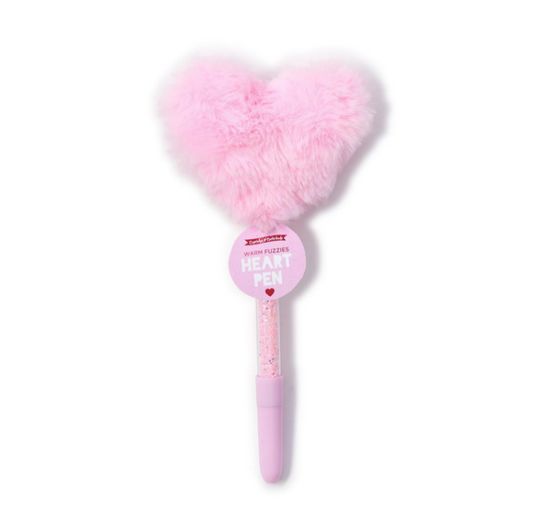 Faux Fur Heart Pen - Findlay Rowe Designs