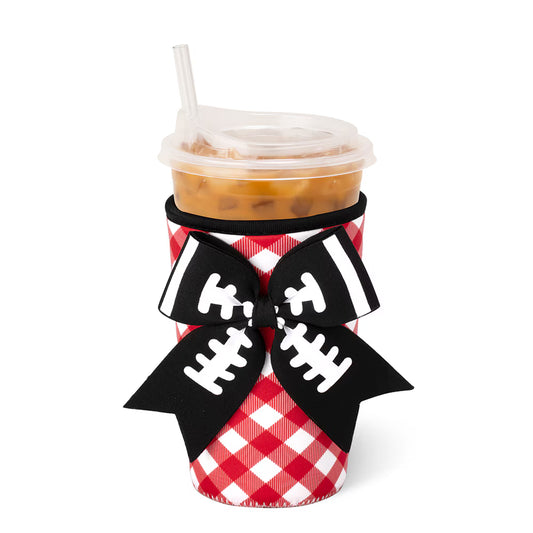 Swig - Iced Cup Coolie - Medium - Gameday Gingham Red Black