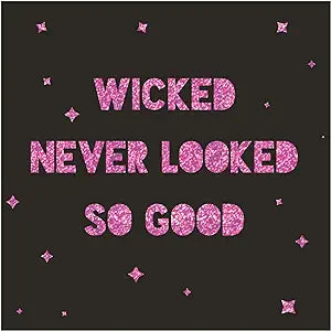 BEVERAGE NAPKINS- WICKED NEVER LOOKED SO GOOD - Findlay Rowe Designs