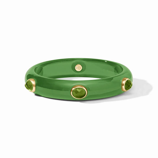 Julie Vos - Bangle - Carnaby Stone - Palmetto Green - Medium - Findlay Rowe Designs