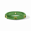 Julie Vos - Bangle - Carnaby Stone - Palmetto Green - Medium - Findlay Rowe Designs