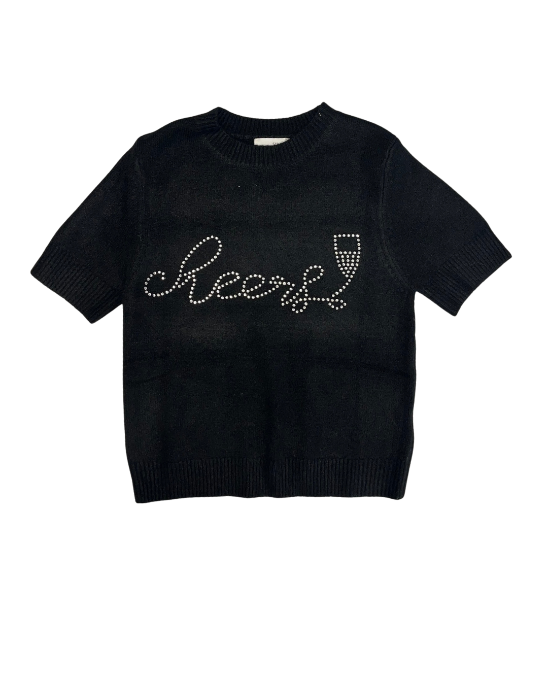 Sweater - Cheers Rhinestone - Black
