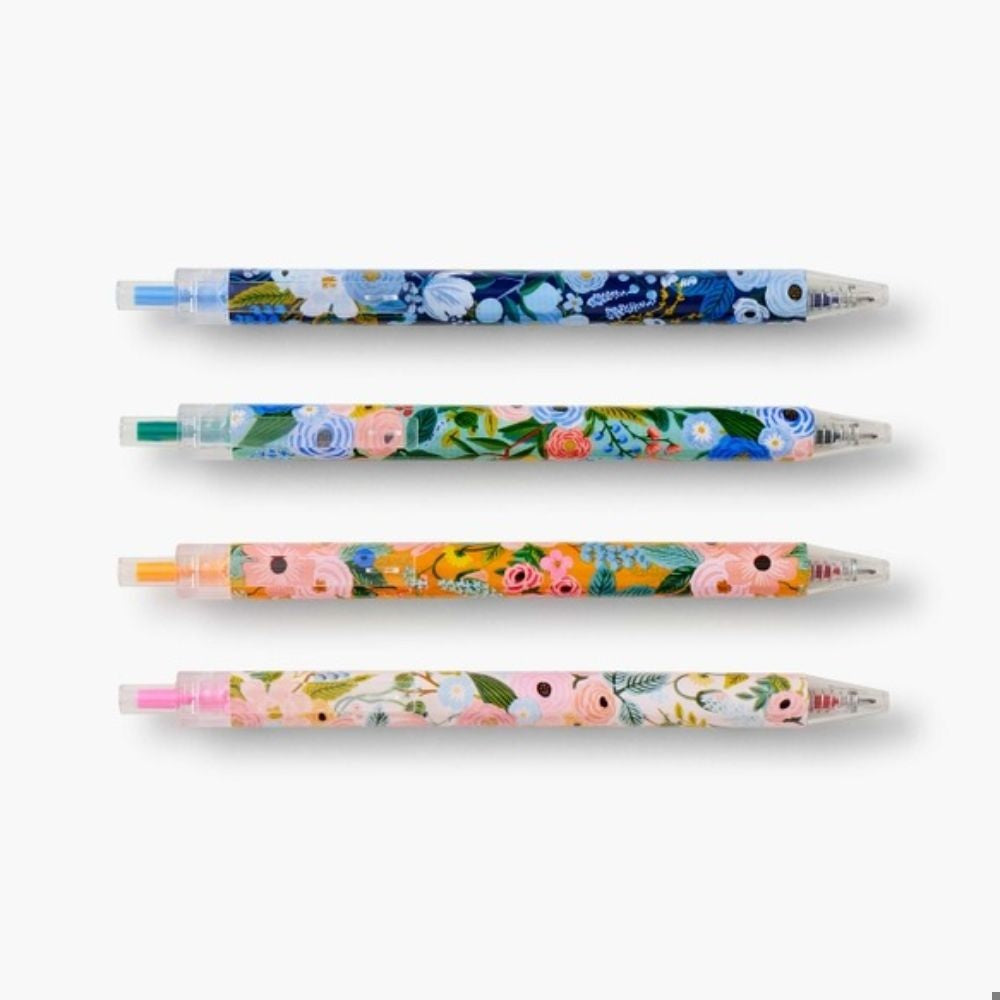 Rifle Paper Co - Gel Pens - Garden Party - Set of 4