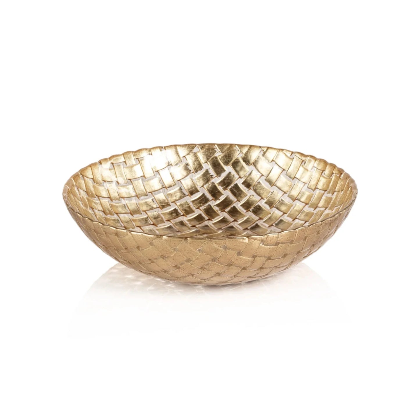 Zodax - Braided Glass Bowl - Gold - Findlay Rowe Designs