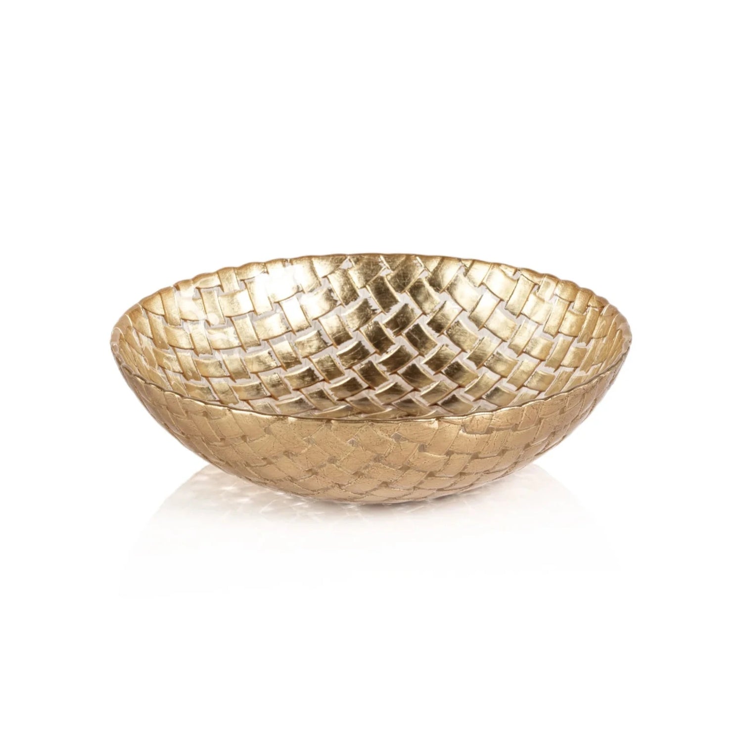 Zodax - Braided Glass Bowl - Gold - Findlay Rowe Designs