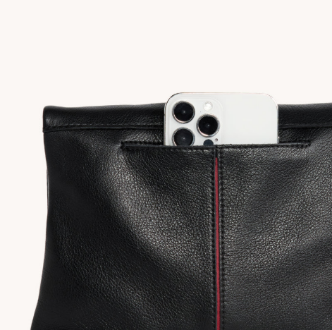 Hammitt - VIP Medium Black Brushed Gold - Red Zip - Findlay Rowe Designs