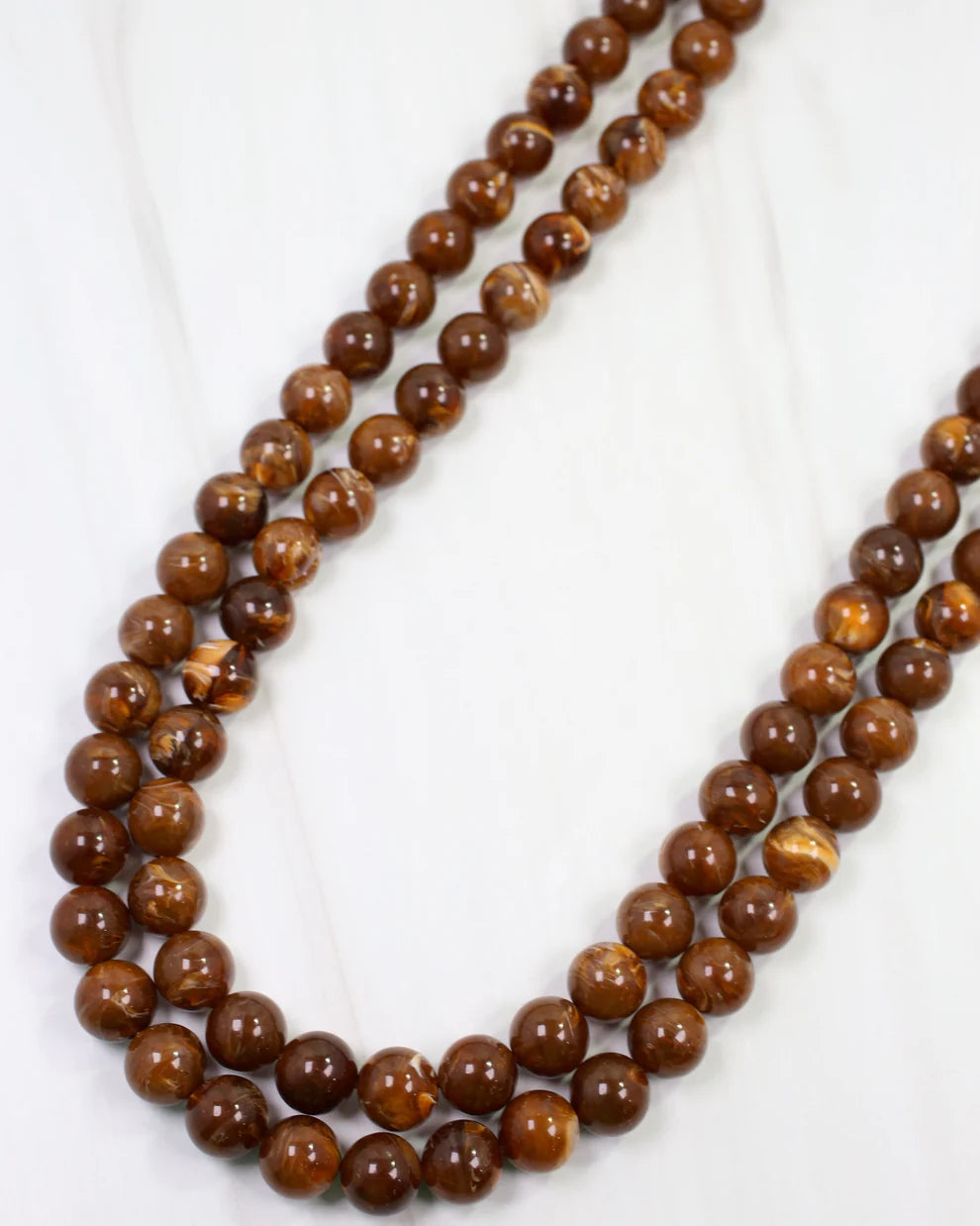 Caroline Hill - Necklace - Lithgow Marble Beaded Layered - Assorted - Findlay Rowe Designs