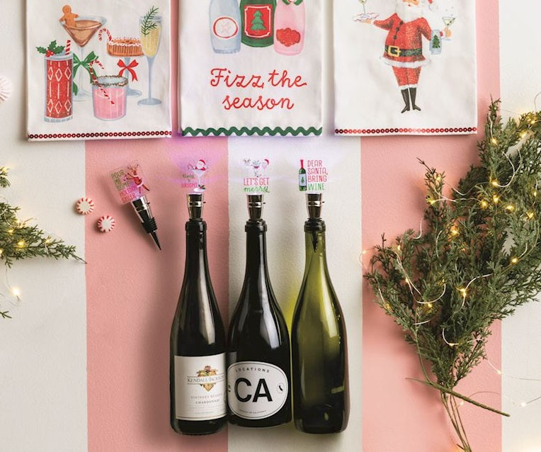 Mud Pie - Bottle Stoppers - Holiday Plaque - Findlay Rowe Designs