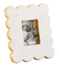 Mud Pie- Scallop Marble Frame