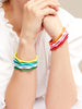 Bracelet - Enamel Stretch Bamboo - Findlay Rowe Designs