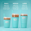 Swig - Iced Cup Coolie - Small -  Gameday Gingham Red Black