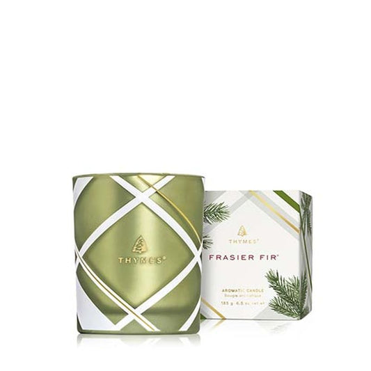 Frasier Fir - Small Candle 6.5 oz - Frosted Plaid - Findlay Rowe Designs