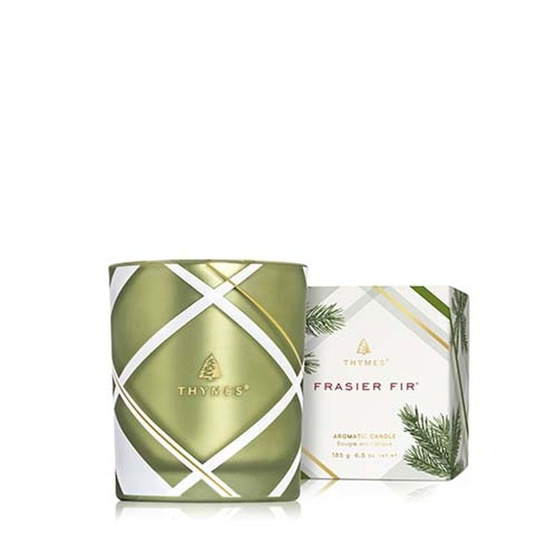 Frasier Fir - Small Candle 6.5 oz - Frosted Plaid - Findlay Rowe Designs