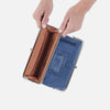 Hobo- Lauren Clutch-Wallet in Azure - Findlay Rowe Designs